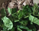 豚ヒレと小松菜のからし醤油炒め作り方5写真