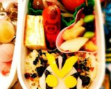 ウルトラマンビクトリーのキャラ弁当☆作り方2写真