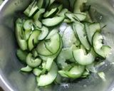 きゅうりとちくわの酢の物作り方2写真