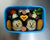 七夕ミッキー＆ミニー☆キャラ弁作り方8写真