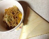 レンジで簡単！焼きそば&納豆のたまごとじ作り方1写真