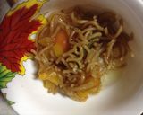 レンジで簡単！焼きそば&納豆のたまごとじ作り方3写真