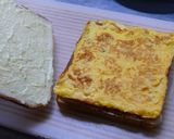 甘い玉子焼きでサンドイッチ作り方4写真