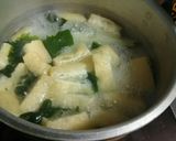 朝食に～じゃがいもとわかめの味噌汁作り方6写真