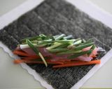 春巻きの皮で♥蒸し鶏のラップサラダ作り方5写真