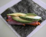 春巻きの皮で♥蒸し鶏のラップサラダ作り方3写真