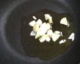 ☆ほうれん草麺のペペロンチーノ作り方2写真