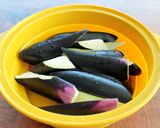レンジで簡単＆おいしいっ！なすのごま油煮作り方2写真