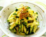 簡単☆ズッキーニとじゃこのおつまみサラダ作り方5写真