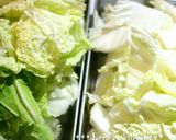 豆乳de白菜と鮭のクリーム煮作り方1写真