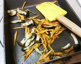 お弁当副菜1品★人参としめじの青のり炒め作り方2写真