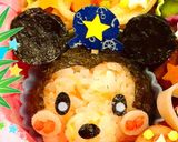 七夕キャラ弁 ツムツムミッキー☆ミニー作り方1写真