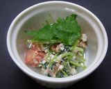 三つ葉とグレープフルーツのチーズ和え作り方8写真