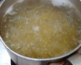 ドレッシングと２種のふりかけでパスタ作り方2写真