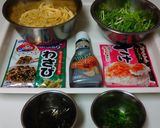 ドレッシングと２種のふりかけでパスタ作り方3写真