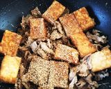 やわらか豚こまと厚揚げのあまから焼き♡作り方4写真