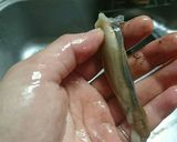 完全なつまみです。イカワタ焼き。作り方2写真