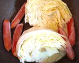 簡単なガーリック醤油焼きキャベツ作り方2写真