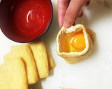たまごの巾着煮♪作り方3写真