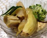 焼き茄子と搾菜のマリネ作り方2写真
