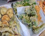 サクサクしっとり♪鳥ささみと夏野菜天麩羅作り方5写真