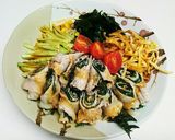 冷やし中華に一工夫♪豚ロールしゃぶしゃぶ作り方5写真