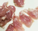 鶏とキノコのかき玉うどん作り方1写真