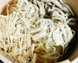鶏とキノコのかき玉うどん作り方5写真
