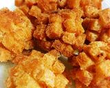 鶏で簡単☻！ 鹿の子揚げ （紫陽花揚げ）作り方6写真