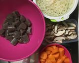 簡単 薄味 筑前煮作り方1写真