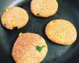 簡単！ナポリタンライスバーガー♪作り方8写真