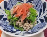 キャベツと豚ひき肉の梅昆布茶合え作り方3写真