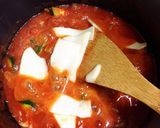 ズッキーニと小松菜のトマト煮込み作り方4写真