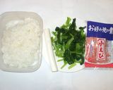 小えび・小松菜の簡単チャーハン♪残りご飯作り方2写真
