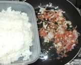 小えび・小松菜の簡単チャーハン♪残りご飯作り方4写真