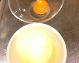 ササミと卵の味覇（ウェイパー）スープ作り方1写真