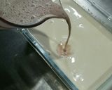 小豆と2層のひんやりぷるぷる豆乳プリン作り方5写真