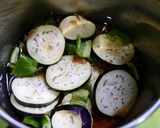 簡単！茄子とピーマンの梅甘煮作り方1写真