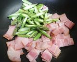 【アスパラとベーコンのクリームパスタ】♪作り方4写真