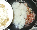 小えび・小松菜の簡単チャーハン♪残りご飯作り方5写真
