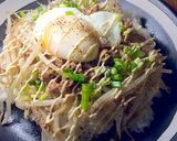 挽肉ともやしの甘辛カフェ飯作り方8写真