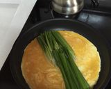 ニラ入り卵焼き作り方1写真