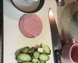 手抜き昼ご飯！サンドイッチみたいなやつ作り方5写真