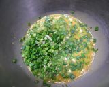 自然栽培 ニラ入り焼き卵丼作り方1写真