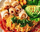 低糖質サラダ素麺！冷しゃぶのせたまご麺作り方11写真