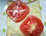 ハムチーズトマトトースト(朝)作り方6写真