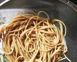 ぐみの実とミズと青山椒の全粒粉パスタ作り方2写真