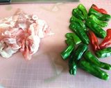 ★ししとうと豚バラの甘辛炒め煮★作り方1写真