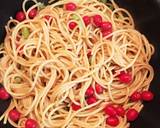ぐみの実とミズと青山椒の全粒粉パスタ作り方5写真