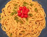 ぐみの実とミズと青山椒の全粒粉パスタ作り方6写真